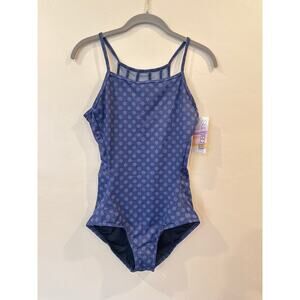 NWT Baltogs Daisy mesh back camisole leotard M